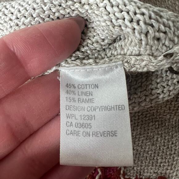 VTG Northern Isles Sweater Vest Sz XL Art Teacher Grannycore Lagenlook Knit Boho - Picture 12 of 12